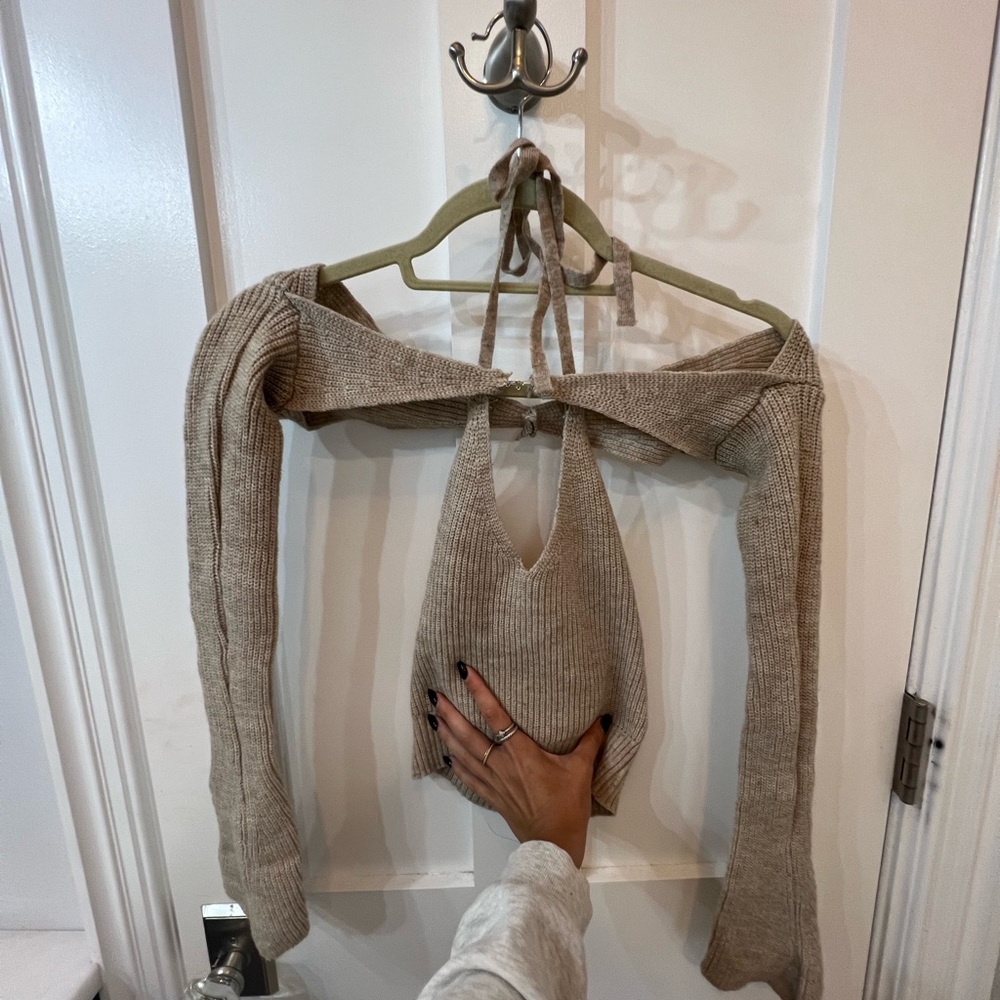 Source Unknown Overlay Knit Shrug Set - image 3